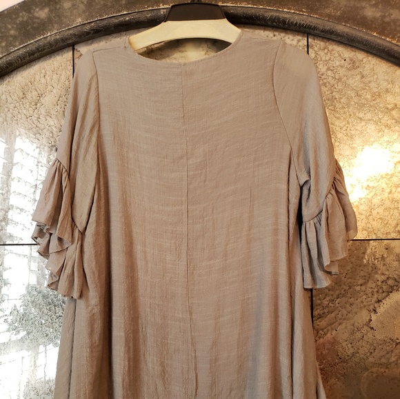 Camille & Co Grey/Taupe Top - Picture 3 of 3